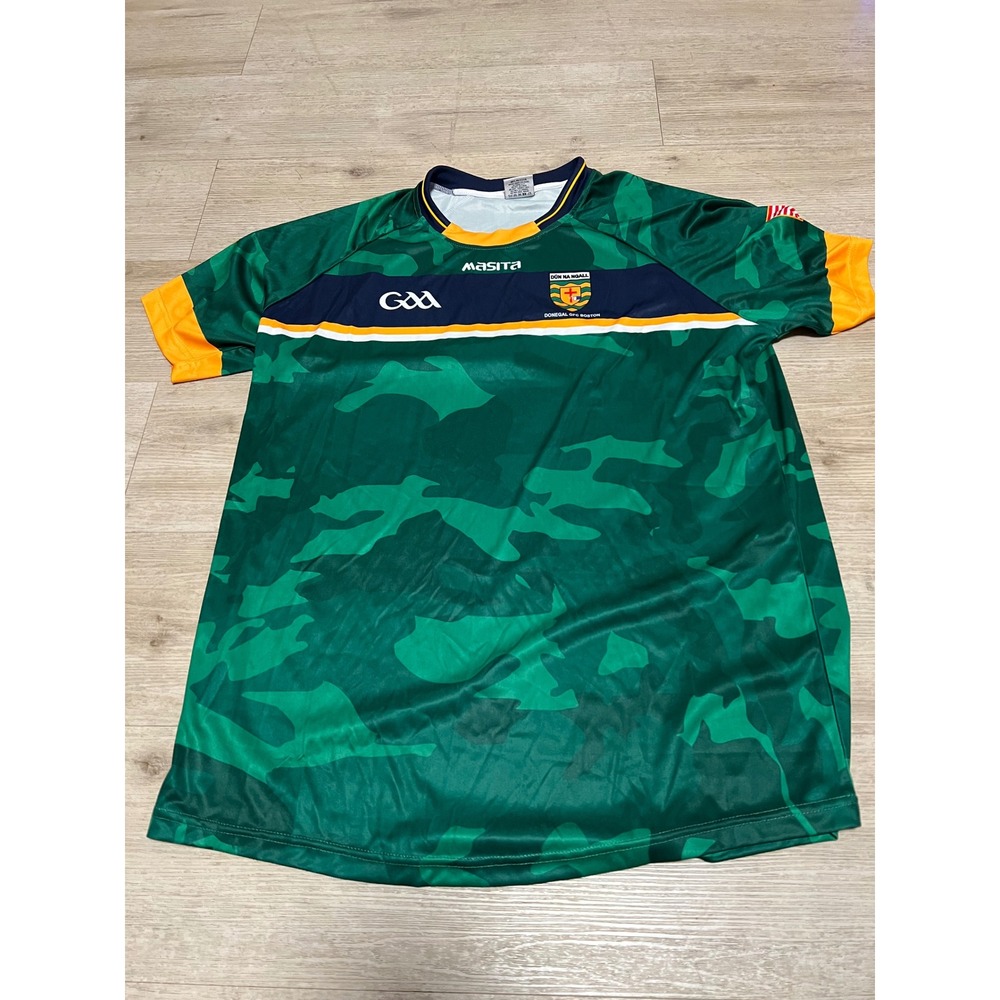 Masita Donegal GFC Boston Gaelic Football Jersey 3XL Green Camo‎ USA Men's